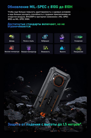 Смартфон Blackview BV6200 Pro 6/128Gb Orange